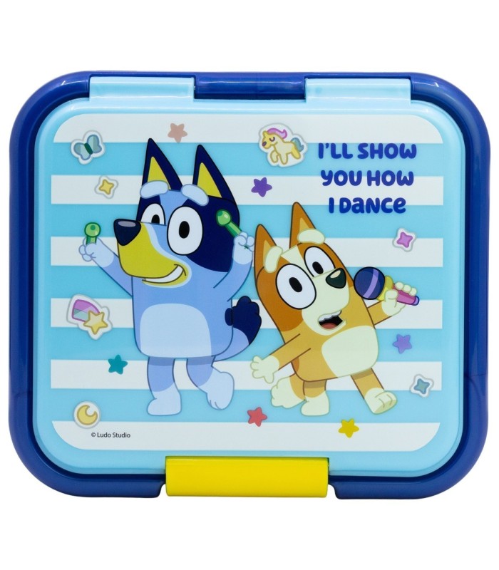 SUPREME MULTI COMPARTMENT SANDWICH BOX BLUEY