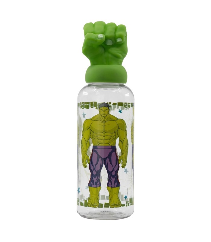 3D ECOZEN FIGURINE BOTTLE 560 ML AVENGERS INVINCIBLE FORCE HULK.