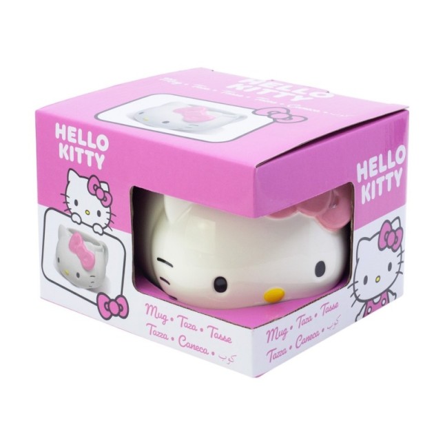 CERAMIC 3D MUG IN GIFT BOX HELLO KITTY 17 OZ