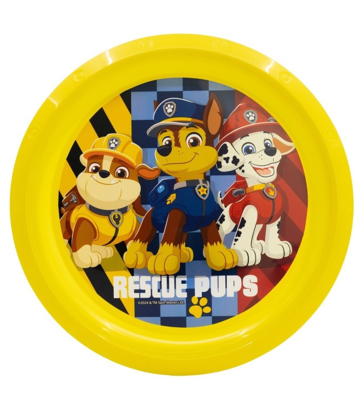 EASY PP PLATE PAW PATROL BOY RESCUE PUPS
