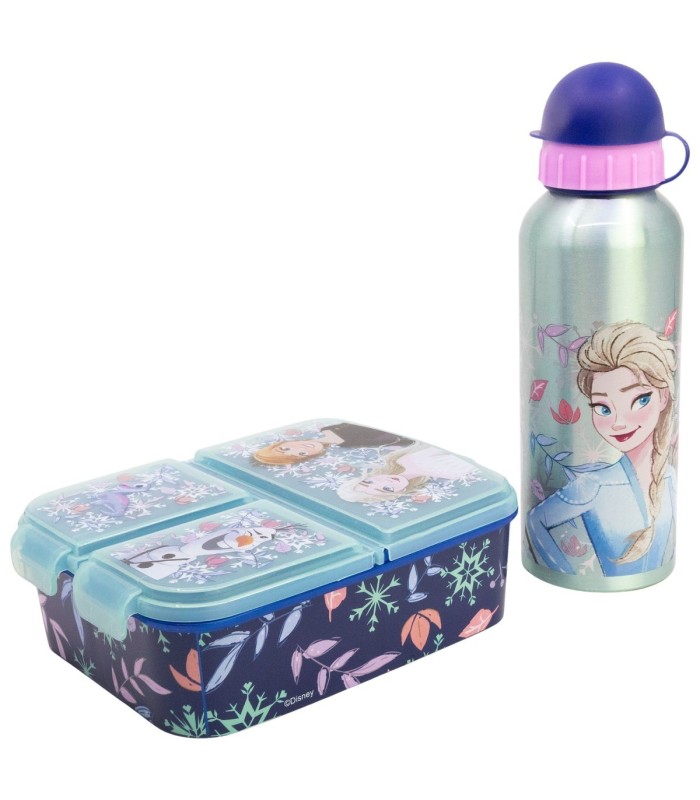 SET 2 PCS SET 2 PCS (ALUMINIUM BOTTLE AND MULTI COMPARTMENT SANDWICH BOX) FROZEN