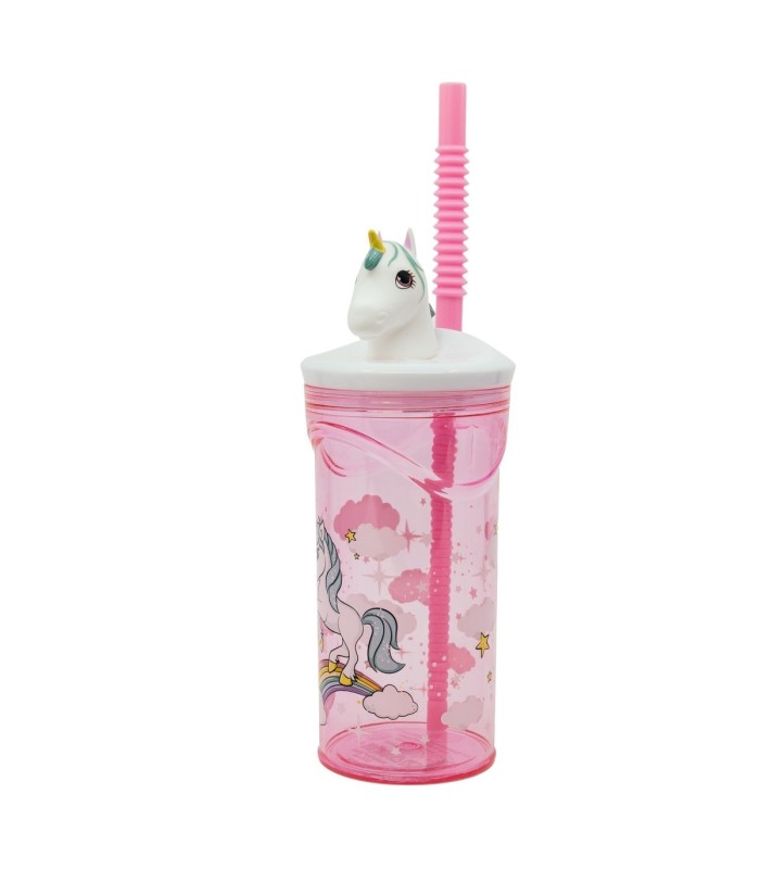 3D FIGURINE TUMBLER 360 ML UNICORN RANGE