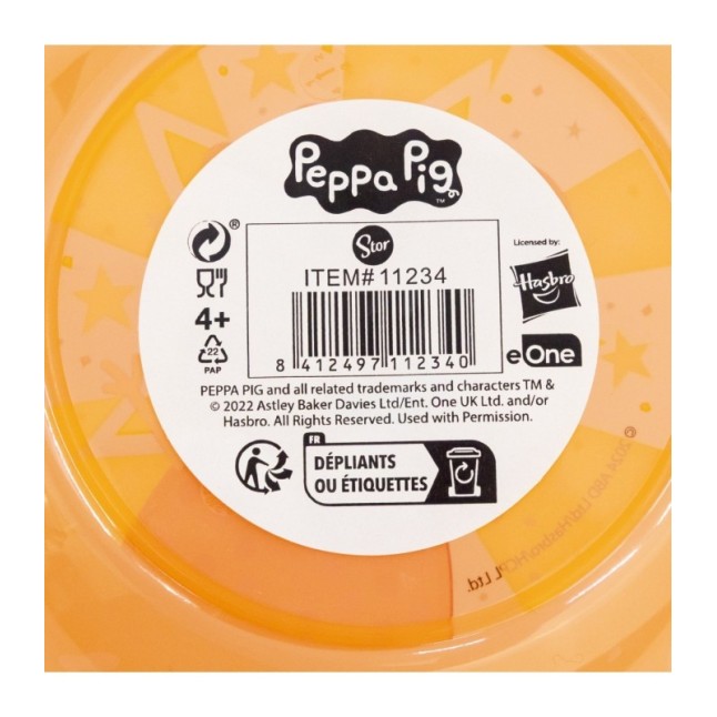 JOY 4 PCS PP BOWL SET PEPPA PIG