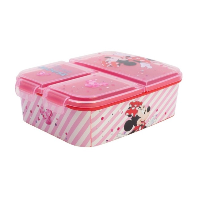 MULTI COMPARTMENT SANDWICH BOX MINNIE ELECTRIC DOLL