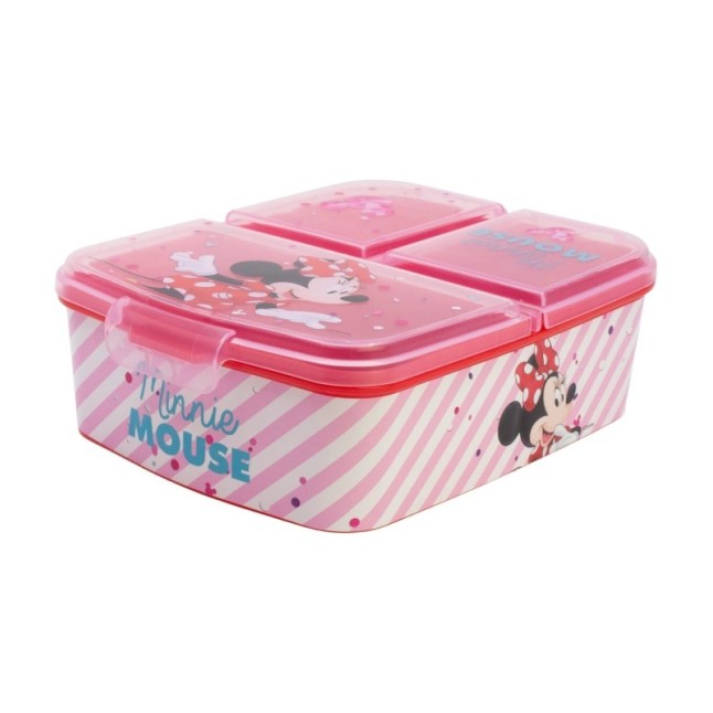 MULTI COMPARTMENT SANDWICH BOX MINNIE ELECTRIC DOLL