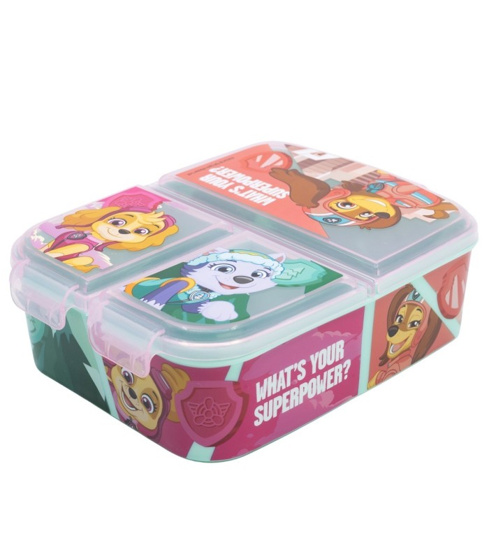 MULTI COMPARTMENT SANDWICH BOX PAW PATROL GIRL SUPERPOWERS