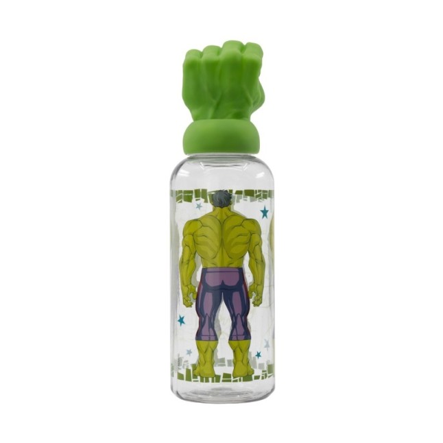 3D ECOZEN FIGURINE BOTTLE 560 ML AVENGERS INVINCIBLE FORCE HULK.