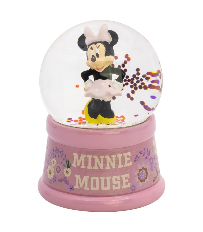GLASS SNOW GLOBE MINNIE IN GIFT BOX