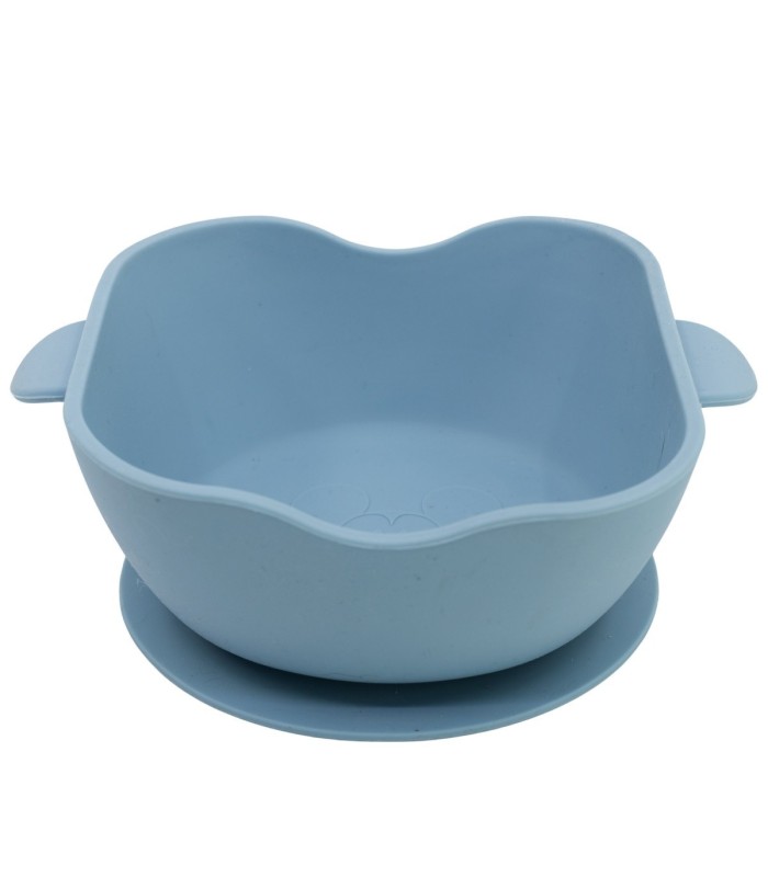 TODDLER SQUARE SILICONE BOWL SUCTION SYSTEM MICKEY MOUSE