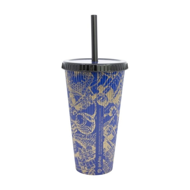 GROOVED PP STRAW TUMBLER 790 ML HARRY POTTER MAGIC & MAYHEM