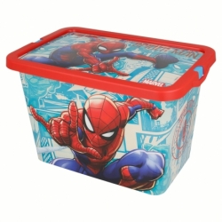 STORAGE CLICK BOX 7 L SPIDERMAN COMIC BOOK