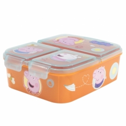 MULTI COMPARTMENT SANDWICH BOX PEPPA PIG CORE