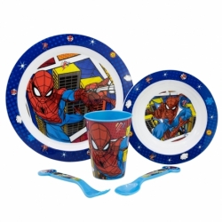 5 PCS  MICRO SET SPIDERMAN MIDNIGHT FLYER