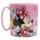 TAZA MICRO 390 ML MINNIE MOUSE SPRING LOOK