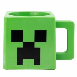 TAZA CUADRADA PP 290 ML MINECRAFT CREEPER