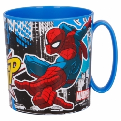 TAZA MICRO 390 ML SPIDERMAN STREETS