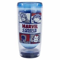 VASO PS DOBLE PARED ANTIVUELCO 625 ML MARVEL AVENGERS COMIC ENERGY