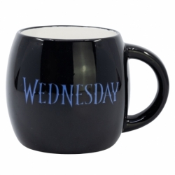 TAZA CERAMICA GLOBE 380 ML EN CAJA DE REGALO WEDNESDAY