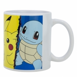 TAZA CERAMICA SUBLIMACION 325 ML EN CAJA DE REGALO POKEMON VARIOS PERSONAJES DESIGN 1