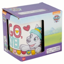 TAZA CERAMICA 325 ML EN CAJA REGALO PAW PATROL GIRL GO SKYE