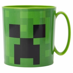 TAZA MICRO 390 ML MINECRAFT CREEPER GREEN