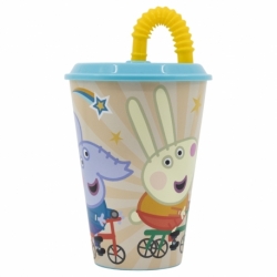 VASO CAÑA EASY 430 ML PEPPA PIG KINDNESS COUNTS