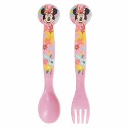 SET DE 2 CUBIERTOS PP MINNIE MOUSE SPRING LOOK