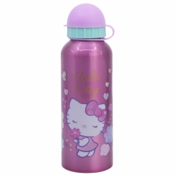 BOTELLA ALUMINIO ALTA 530 ML HELLO KITTY