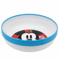 CUENCO ANTIDESLIZANTE PREMIUM BICOLOR MICKEY MOUSE FUN-TASTIC