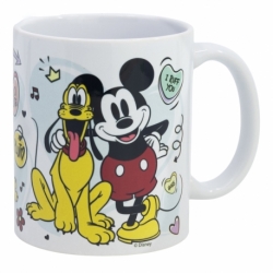 TAZA CERAMICA SUBLIM 325 ML MICKEY PLUTO FRIENDS