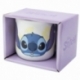 TAZA CERAMICA DESAYUNO 400 ML STITCH PALMS EN CAJA REGALO