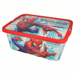 CAJA CLICK 13 L SPIDERMAN COMIC BOOK ++