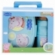 SET VUELTA AL COLE EN CAJA REGALO (BOTELLA SPORT EASY HOLD 380 ML Y SANDWICHERA RECTANGULAR) PEPPA PIG CORE 2022