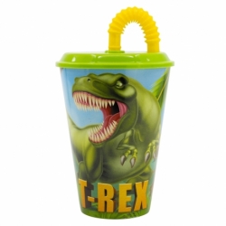 VASO CAÑA EASY 430 ML DINOSAUR