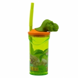 VASO FIGURITA 3D 360 ML DINOSAUR