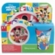 SET MICRO 5 PCS (PLATO, CUENCO, VASO 260 ML Y CUBIERTOS) MICKEY MOUSE BETTER TOGETHER