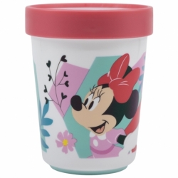 VASO ANTIDESLIZANTE PREMIUM BICOLOR 260 ML MINNIE MOUSE BEING MORE MINNIE