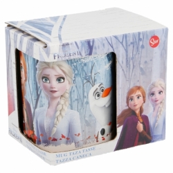 TAZA CERAMICA 325 ML EN CAJA REGALO FROZEN II