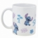 TAZA CERAMICA 325 ML EN CAJA REGALO STITCH LEAVES PATTERN