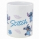 TAZA CERAMICA 325 ML EN CAJA REGALO STITCH LEAVES PATTERN