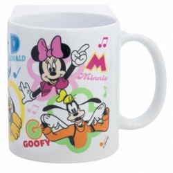 TAZA CERAMICA SUBLIM 325 ML MICKEY AND FRIENDS MUSICAL