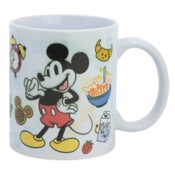 TAZA CERAMICA SUBLIM 325 ML MICKEY MINNIE BREAKFAST