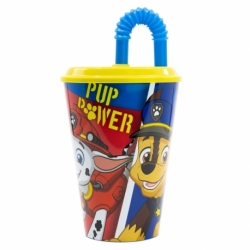 VASO CAÑA EASY 430 ML PAW PATROL PUP POWER