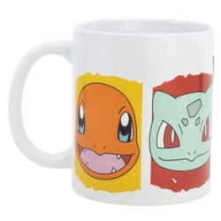 TAZA CERAMICA 325 ML EN CAJA REGALO POKEMON FACE PARTNERS