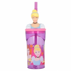 VASO FIGURITA 3D 360 ML DISNEY PRINCESS BRIGHT & BOLD