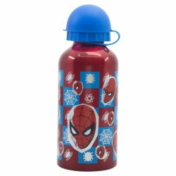 BOTELLA ALUMINIO PEQUEÑA 400 ML SPIDERMAN ARACHNID GRID