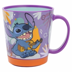 TAZA ANTIVUELCO PP 410 ML STITCH ALOHA