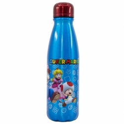 BOTELLA ALUMINIO INFANTIL 600 ML SUPER MARIO