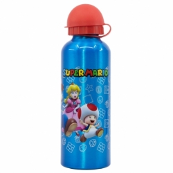 BOTELLA ALUMINIO ALTA 530 ML SUPER MARIO