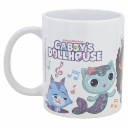 TAZA CERAMICA 325 ML EN CAJA DE REGALO GABBY\'S DOLLHOUSE